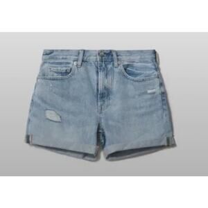 Everlane The Denim Short Womens 23 High Rise Organic Cotton Jean Shorts